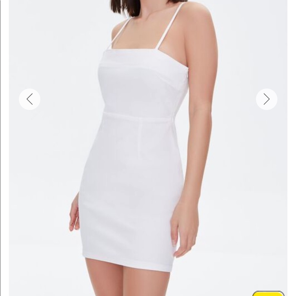 Cute white forever 21 mini dress